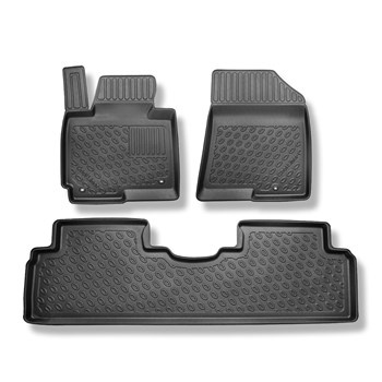 Tapetes TPE para Kia Carens IV Minivan (12.2015-10.2022) - 5 ou 7 lugares; sem terceira fileira