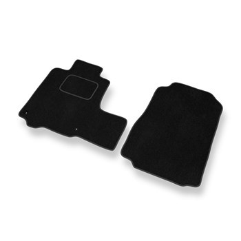 Tapetes de veludo para carros Honda CR-V III (2007-2012) - Tapetes para carros preta