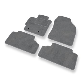 Tapetes de veludo para carros Toyota Auris I (2007-2012) - Tapetes para carros cinza