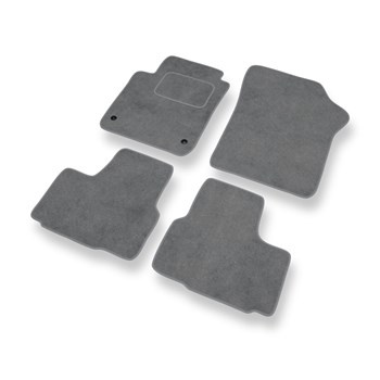 Tapetes de veludo para carros Seat Mii I Hatchback (2011-2019) - Tapetes para carros cinza