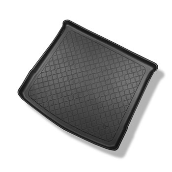 Tapete para a bagageira projetado para Volkswagen Touran II 5T Minivan (09.2015-....) - 5/7 lugares; terceira fileira inclinada