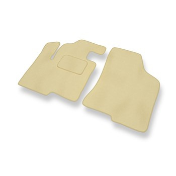 Tapetes de veludo para carros Hyundai Santa Fe II SUV (2006-2012) - Tapetes para carros bege