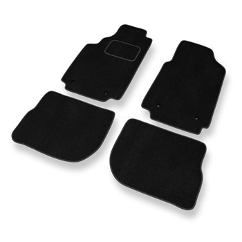 Tapetes de veludo para carros Audi A6 I C4 Avant, Limousine (1994-1997) - Tapetes para carros preta