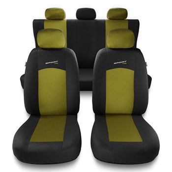 Capas de carro universais para Dacia Dokker (2012-2019) - amarelo
