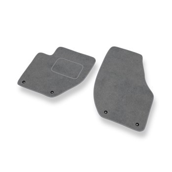 Tapetes de veludo para carros Volvo V40 II Hatchback (2012-2019) - Tapetes para carros cinza