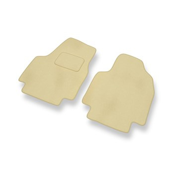 Tapetes de veludo para carros Fiat Scudo I Combo (1995-2007) - Tapetes para carros bege