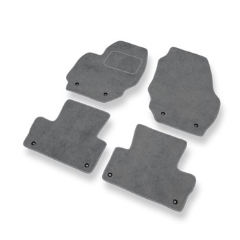 Tapetes de veludo para carros Volvo XC60 I SUV (2008-2017) - Tapetes para carros cinza