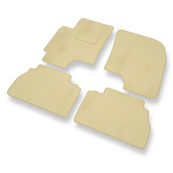 Tapetes de veludo para carros Chevrolet Epica Sedan (2006-2011) - Tapetes para carros bege