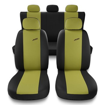 Capas de carro universais para Dacia Sandero I, II (2008-2019) - amarelo