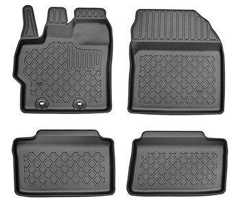 Tapetes TPE para Toyota Yaris IV XP210 Hatchback (09.2020-....) - também com tração híbrida