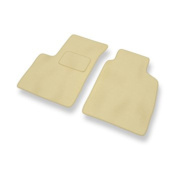 Tapetes de veludo para carros Fiat Panda II (2003-2012) - Tapetes para carros bege