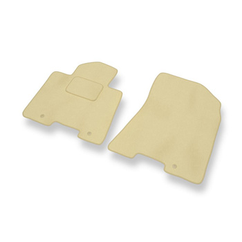 Tapetes de veludo para carros Hyundai Tucson III SUV (2015-2020) - Tapetes para carros bege