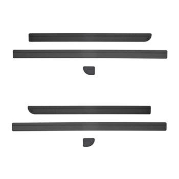 Fitas laterais compatíveis com Volkswagen Multivan T5 Van (2004-2015) - (distância entre eixos curtos)