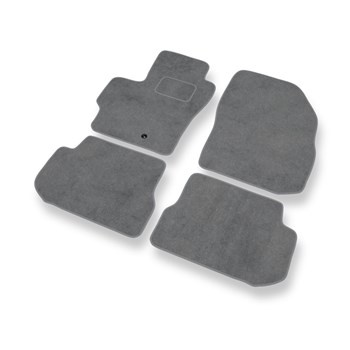 Tapetes de veludo para carros Mazda 3 I (2003-2009) - Tapetes para carros cinza