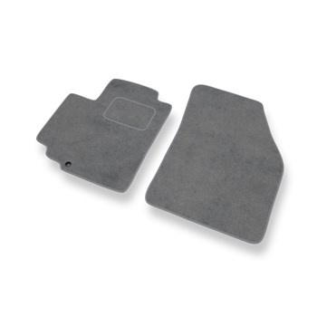 Tapetes de veludo para carros Nissan Pixo Hatchback (2008-2013) - Tapetes para carros cinza