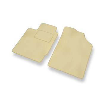 Tapetes de veludo para carros Renault Thalia I Sedan (2001-2008) - Tapetes para carros bege