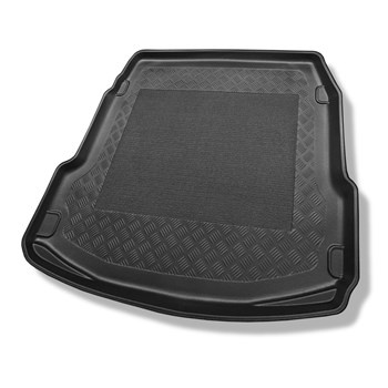 Tapete para a bagageira projetado para Audi A8 D4 Limousine (10.2013-10.2017) - versão standard e longa; com roda sobressalente = porta-malas plano; também para a versão Quattro