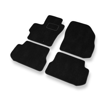 Tapetes de veludo para carros Mazda 3 I Hatchback, Sedan (2003-2009) - Tapetes para carros preta