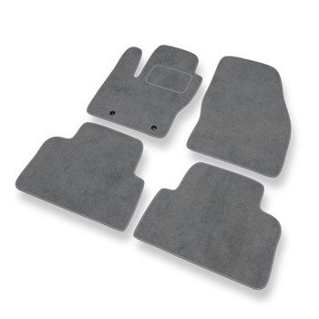 Tapetes de veludo para carros Ford Kuga I SUV (2008-2012) - Tapetes para carros cinza