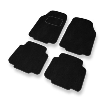 Tapetes de veludo para carros Subaru Justy IV (2007-2010) - Tapetes para carros preta