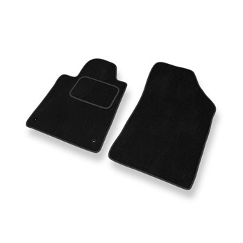Tapetes de veludo para carros Peugeot 407 Coupé, Sedan, SW (2004-2011) - Tapetes para carros preta