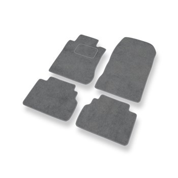 Tapetes de veludo para carros Mercedes-Benz Classe E W210 (1995-2003) - Tapetes para carros cinza