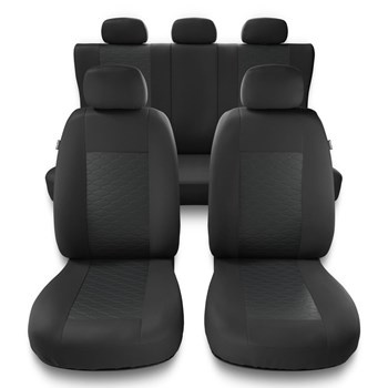 Capas de carro universais para Dacia Duster I, II (2010-2019) - Tipo 3 (cinza)