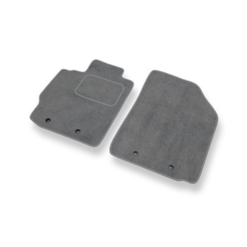 Tapetes de veludo para carros Toyota Yaris II Hatchback, Sedan (2005-2010) - Tapetes para carros cinza