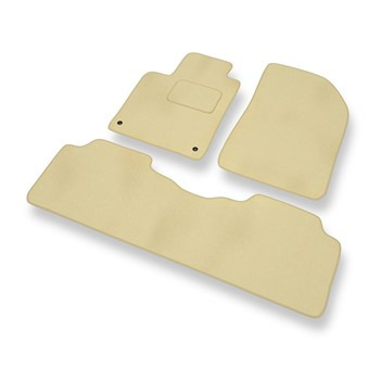 Tapetes de veludo para carros Citroen C5 I (2001-2004) - Tapetes para carros bege