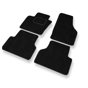 Tapetes de veludo para carros Audi Q3 I 8U SUV (2011-2018) - Tapetes para carros preta