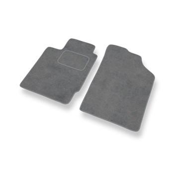 Tapetes de veludo para carros Renault Clio II Sedan (1998-2012) - Tapetes para carros cinza