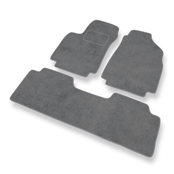 Tapetes de veludo para carros Hyundai Matrix (2001-2010) - Tapetes para carros cinza