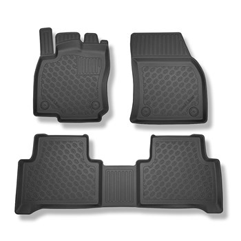 Tapetes TPE para Volkswagen Touran II Minivan (12.2015-10.2022) - 5 ou 7 lugares; sem terceira fileira