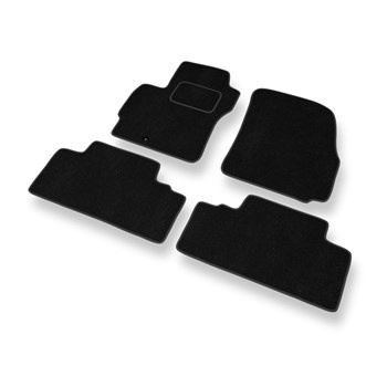 Tapetes de veludo para carros Mazda 5 I Minivan (2006-2010) - Tapetes para carros preta