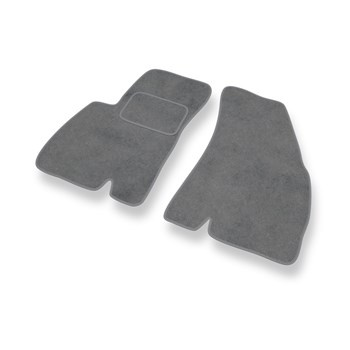 Tapetes de veludo para carros Hyundai Santa Fe I SUV (2000-2006) - Tapetes para carros cinza