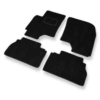 Tapetes de veludo para carros Chevrolet Epica Sedan (2006-2011) - Tapetes para carros preta