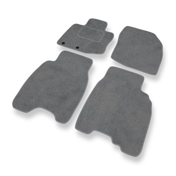 Tapetes de veludo para carros Honda Civic VIII (3 portas, 5 portas) (2006-2011) - Tapetes para carros cinza