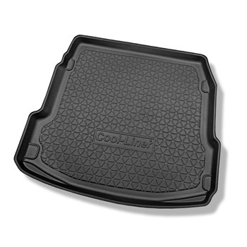 Tapete para a bagageira projetado para Audi A8 D4 Limousine (10.2013-10.2017) - versão standard e longa; com roda sobressalente = porta-malas plano; também para a versão Quattro