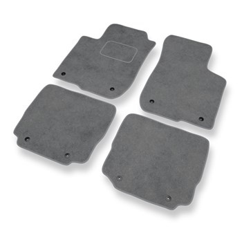 Tapetes de veludo para carros Audi A3 I 8L (1996-2003) - Tapetes para carros cinza