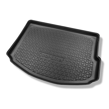Tapete para a bagageira projetado para Renault Scenic IV Minivan (12.2016-09.2022) - 5 lugares; parte superior do porta-malas (soleira plana); base móvel na posição mais alta