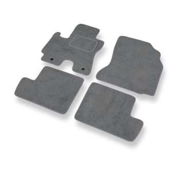 Tapetes de veludo para carros Toyota RAV4 II (2000-2005) - Tapetes para carros cinza