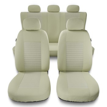 Capas de carro universais para Nissan Note I, II (2005-2016) - Tipo 1 (bege)