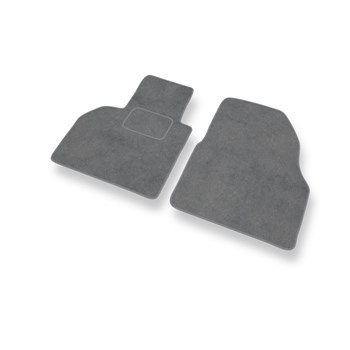 Tapetes de veludo para carros Renault Kangoo II Van (2012-2021) - Tapetes para carros cinza