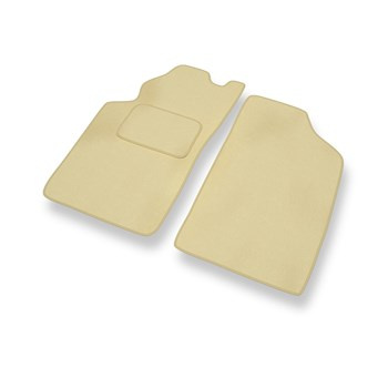 Tapetes de veludo para carros Toyota Avensis I (1997-2003) - Tapetes para carros bege
