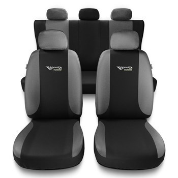 Capas de carro universais para Seat Ibiza I, II, III, IV, V (1984-2019) - prata