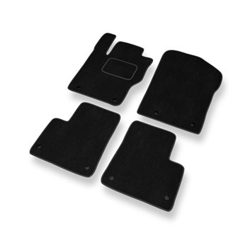 Tapetes de veludo para carros Mercedes-Benz Classe M W166 SUV (2011-2015) - Tapetes para carros preta