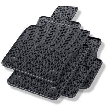 Tapetes de borracha para automóveis Audi Q3 II SUV (2018-....) - preto - 4 pcs.