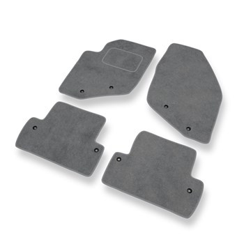 Tapetes de veludo para carros Volvo S60 I (2000-2009) - Tapetes para carros cinza