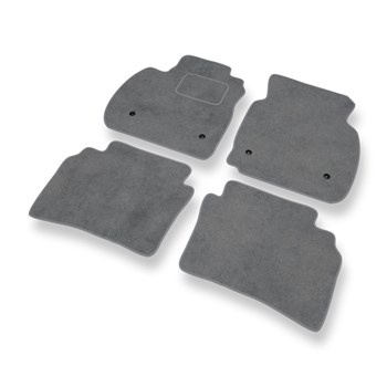 Tapetes de veludo para carros Opel Insignia II (2017-....) - Tapetes para carros cinza