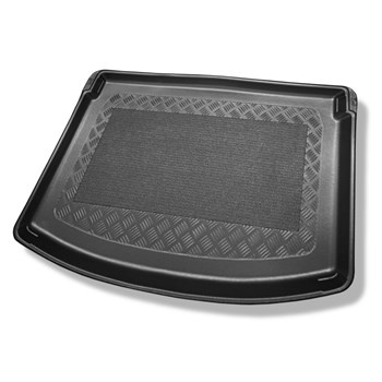 Tapete para a bagageira projetado para Mazda CX-3 SUV (06.2015-12.2021) - para o nível superior (também com subwoofer) e inferior (apenas sem subwoofer) da base móvel do porta-malas